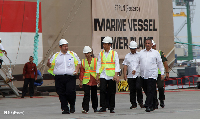 Kapal Pembangkit Berhasil Masuk Sistem Sulutgo